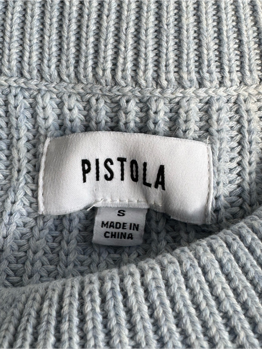 PISTOLA Ren All Day Sweater Light Blue - Picture 4 of 6